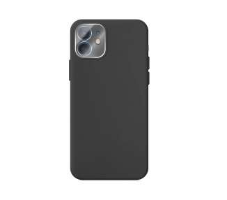 Funda Silicona Suave Compatible con IPhone 12 Mini con Protector Camara 3D