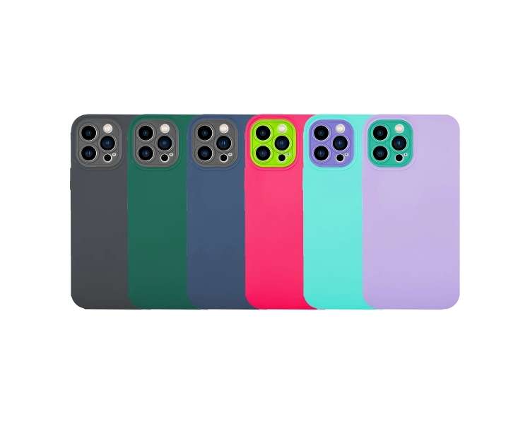 Funda Silicona iPhone 11 Pro con Cámara 5D - 4 Colores