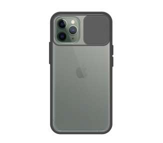 Funda Gel Compatible para Iphone 11 Pro con cámara Cubierta Deslizante