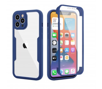 Funda Doble Silicona para Anti-Golpe iPhone SE 2022 Silicona Delantera y Trasera