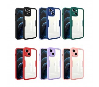 Funda Doble Silicona para Anti-Golpe iPhone SE 2022 Silicona Delantera y Trasera
