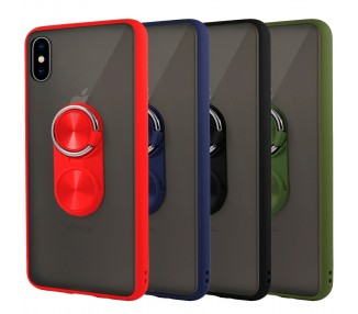 Funda Gel Compatible para iPhone X Pop-Case con borde de color