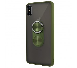 Funda Gel Compatible para iPhone X Pop-Case con borde de color