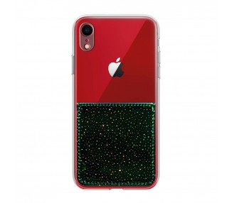 Funda Gel Compatible para iPhone XR con Tarjetero