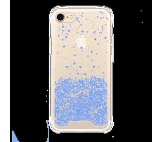 Funda Gel transparente purpurina Compatible con iPhone 7,8,SE2020 
