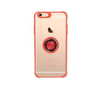 Funda Gel Antigolpe iPhone 6 Plus con Imán y Soporte de Anilla 360º 4 Colores