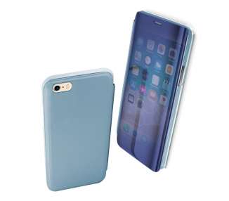 Funda Flip con Stand Compatible para iPhone 6 Plus Clear View
