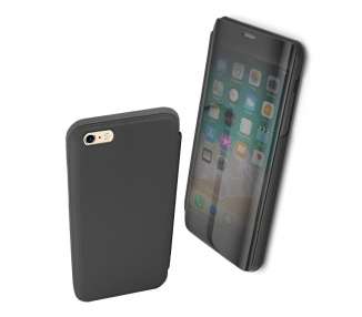 Funda Flip con Stand Compatible para iPhone 6 Plus Clear View