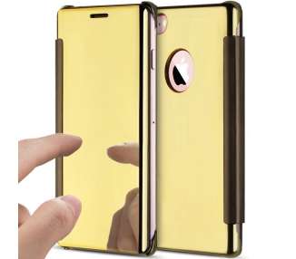 Funda Flip Cover Compatible para iPhone 5 , 5S , SE Clear View