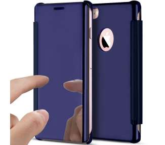 Funda Flip Cover Compatible para iPhone 5 , 5S , SE Clear View