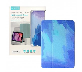 Funda Smart Cover Dibujo Acuarela Compatible con iPad Mini 6 con Soporte