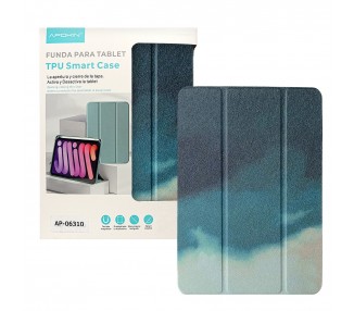 Funda Smart Cover Dibujo Acuarela Compatible con iPad Mini 6 con Soporte