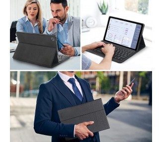 Funda con Teclado Bluetooth Compatible para iPad Mini 2,3,4