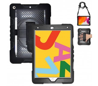 Funda Compatible con Ipad 10.2" Con Correa y Asa y Ranura de Lapiz Anti-Golpes