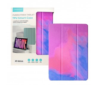 Funda Smart Cover Dibujo Acuarela Compatible con iPad Pro 10.2" con Soporte