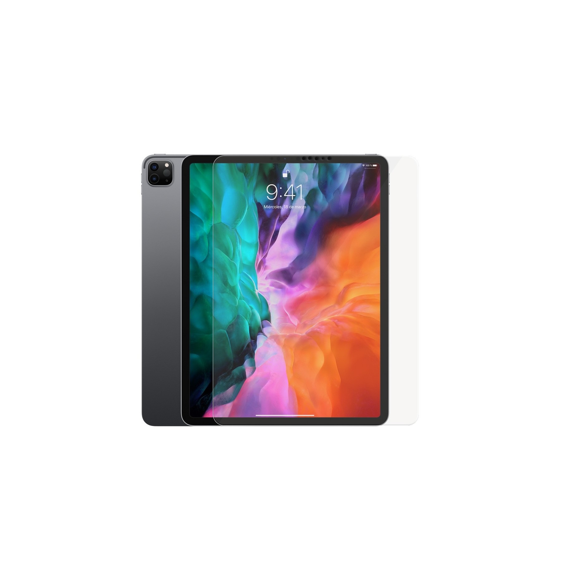 Cristal Templado para iPad PRO 12.9'' 2020 Protector Premium de Alta Calidad