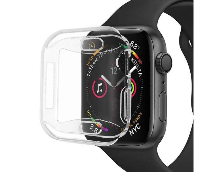 Funda Silicona Transparente Compatible con Apple Watch 44mm