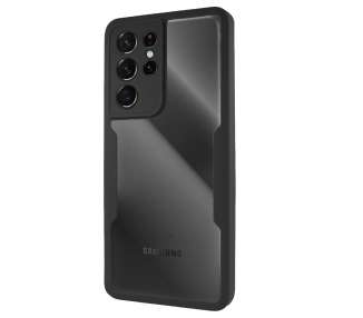 Funda Doble Silicona Anti Golpe Compatible con Samsung Galaxy S22 Delante Detras