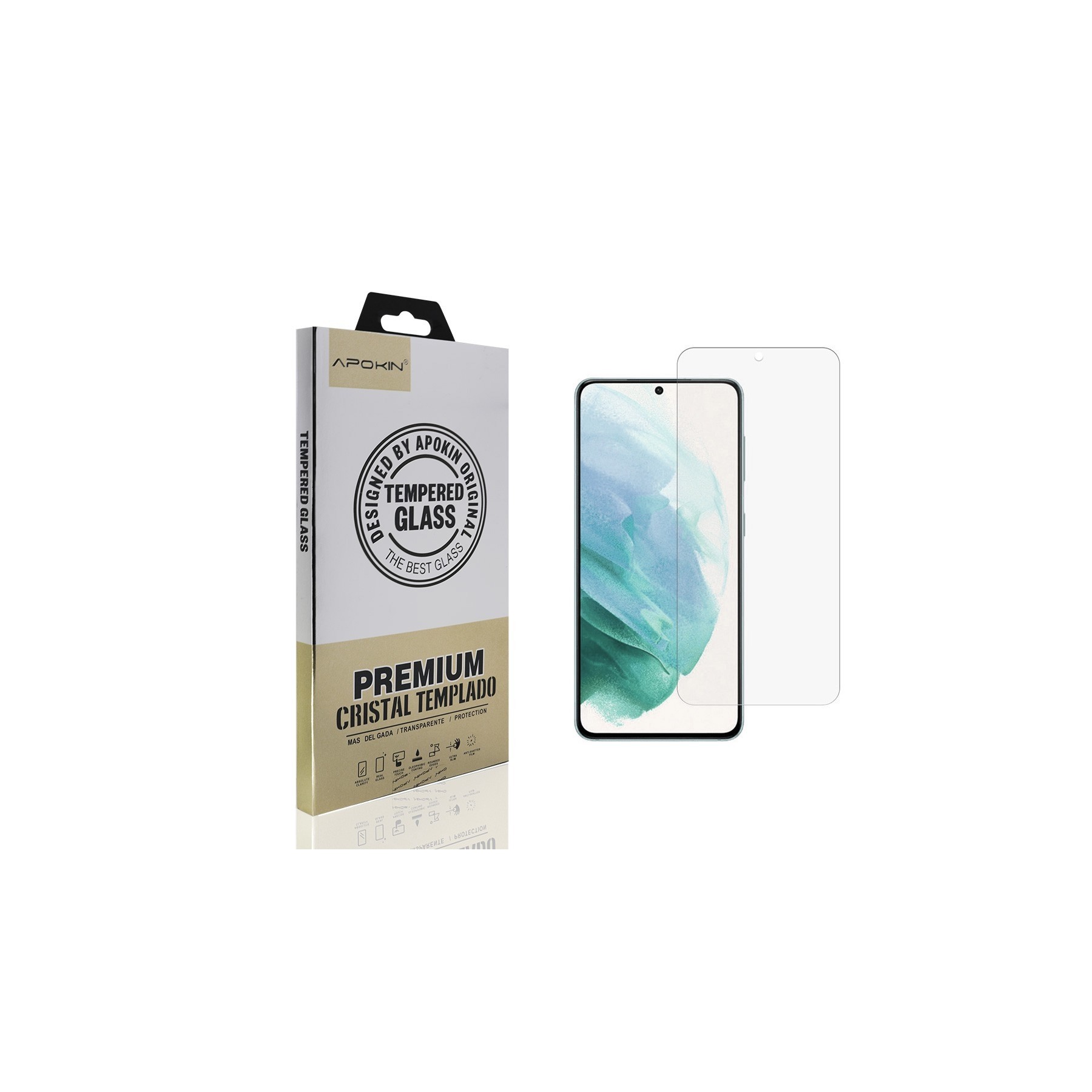 Cristal Templado para Samsung Galaxy S21 Plus Protector Premium de Alta Calidad