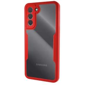 Funda Doble Silicona Anti Golpe Compatible con Samsung Galaxy S21 Delante Detras