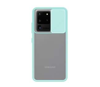 Funda Gel para Samsung Galaxy S20 Ultra con cámara Cubierta Deslizante