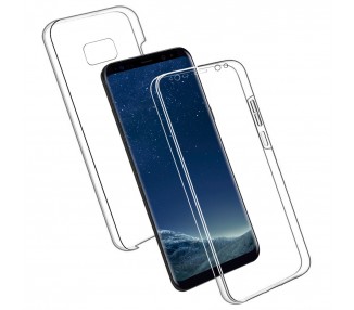 Funda Doble para Samsung Galaxy S8 Silicona Transparente Delantera y Trasera
