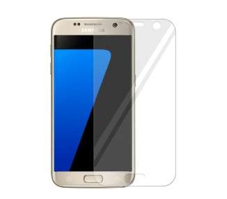 Cristal Templado Compatible con Samsung Galaxy S7 Protector de Pantalla Azul