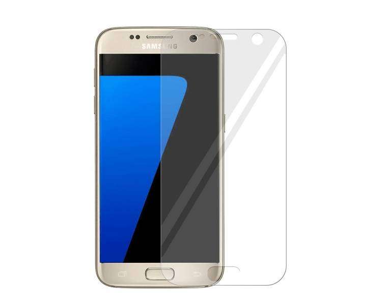 Cristal Templado Compatible con Samsung Galaxy S7 Protector de Pantalla Azul