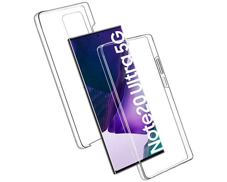 Funda para Samsung Galaxy Note 20 Ultra Silicona Transparente Delante Detras