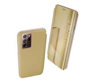 Funda Flip con Stand Compatible para Samsung Galaxy Note 20 Ultra Clear View
