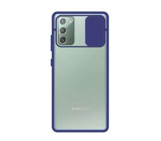 Funda Gel Compatible para Samsung Galaxy Note 20 con cámara Cubierta Deslizante