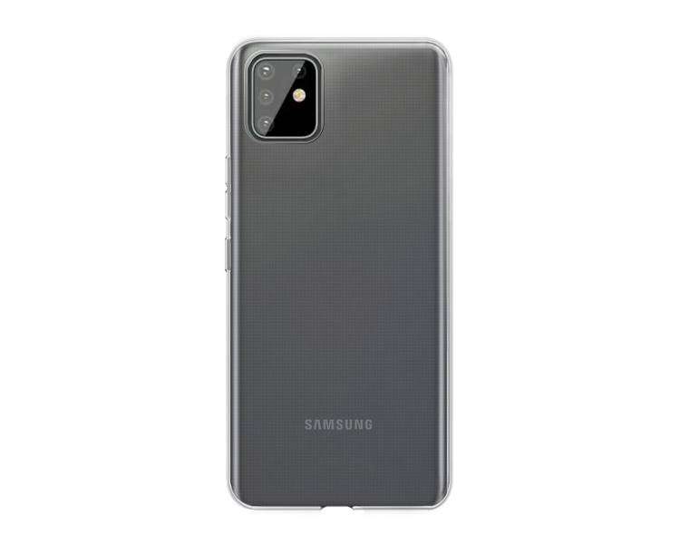Funda Silicona Compatible con Samsung Galaxy A81,Note 10 Lite Transparente