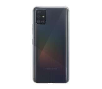 Funda Silicona Compatible con Samsung Galaxy A71 Transparente 2.0MM Extra Grosor