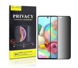Cristal Templado Privacidad Para Samsung Galaxy A71 Protector Pantalla 5D Curvo