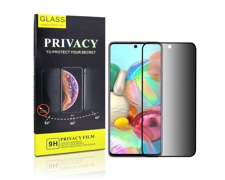 Cristal Templado Privacidad Para Samsung Galaxy A71 Protector Pantalla 5D Curvo