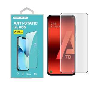 Cristal templado Full Glue 9H Anti-Estático para Samsung A70,A12,A42,A32-5G