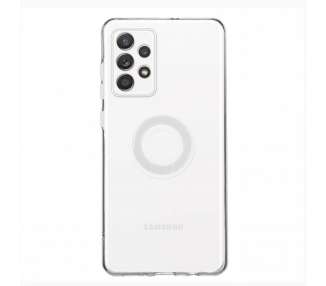 Funda Compatible para Samsung Galaxy A52 4G,5G Transparente con Anilla