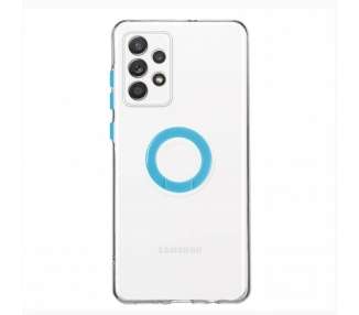 Funda Compatible para Samsung Galaxy A52 4G,5G Transparente con Anilla