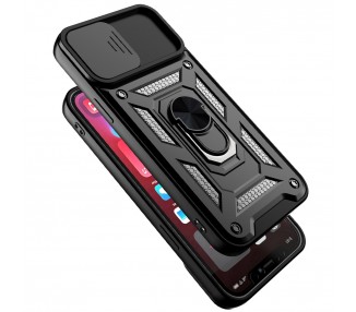 Funda con Anilla y Cámara Deslizante Samsung Galaxy A52 con Imán