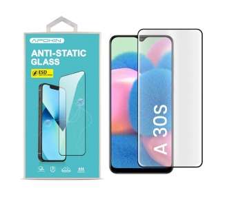 Cristal templado Full Glue 9H Anti-Estático para Samsung A30S,A50SM21,M31