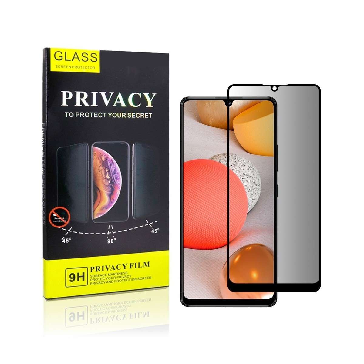 Cristal templado Privacidad Xiaomi Redmi Note 10 Pro Protector de Pantalla  5D Curvo