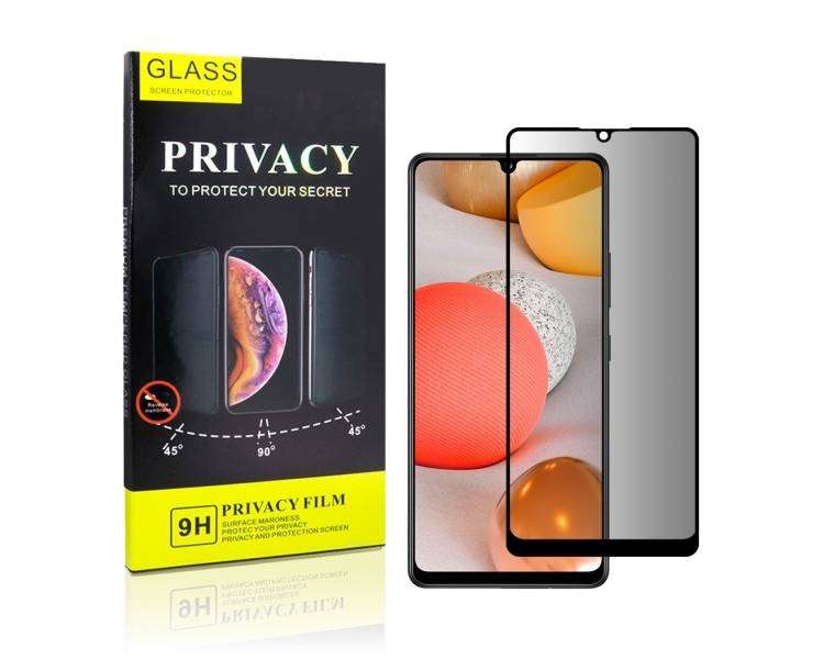 Cristal Templado Privacidad para Samsung A42-5G Protector de Pantalla 5D Curvo