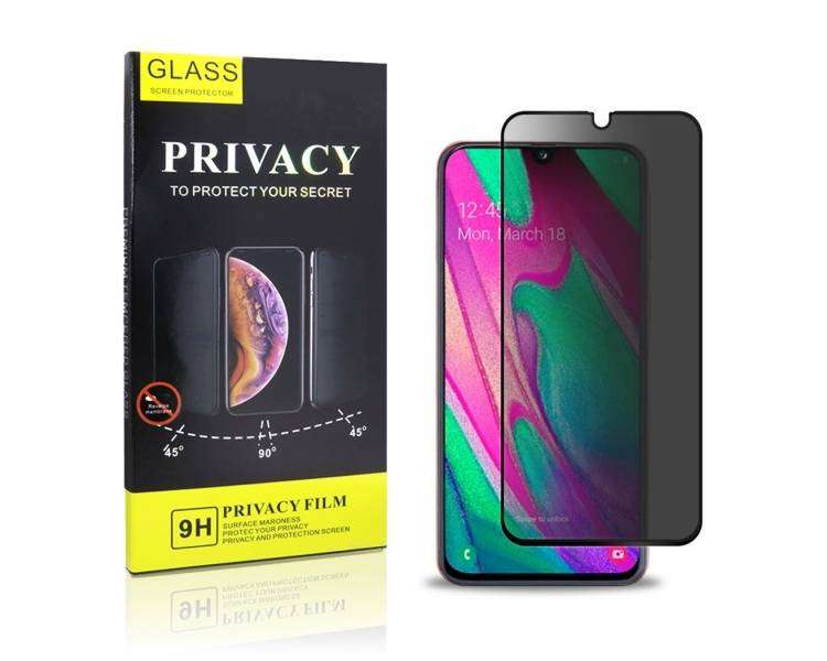 Cristal Templado Privacidad Para Samsung Galaxy A40 Protector Pantalla 5D Curvo