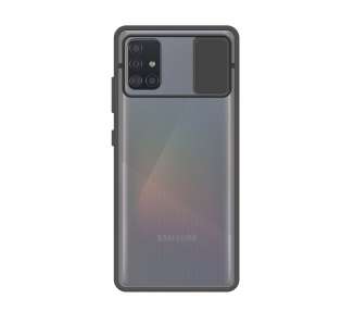 Funda Gel Compatible para Samsung Galaxy A32 5G con cámara Cubierta Deslizante