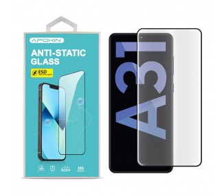 Cristal templado para Samsung A31,A32-4G,Huawei Y6P Protector Pantalla Curvo