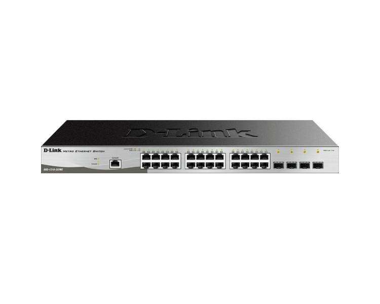 Switch d-link smart plus dgs-1210-28/me 28 puertos/ rj-45 10/100/1000/ sfp