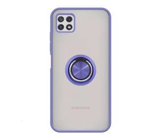Funda Gel Compatible para Samsung Galaxy A22 5G Imán con soporte Smoked