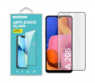 Cristal templado Anti-Estático para Samsung A20s Protector Pantalla Curvo