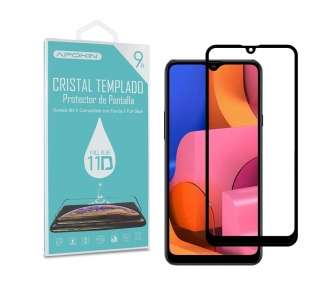 Cristal Templado Full Glue 11D para Samsung Galaxy A20S Protector Pantalla Curvo