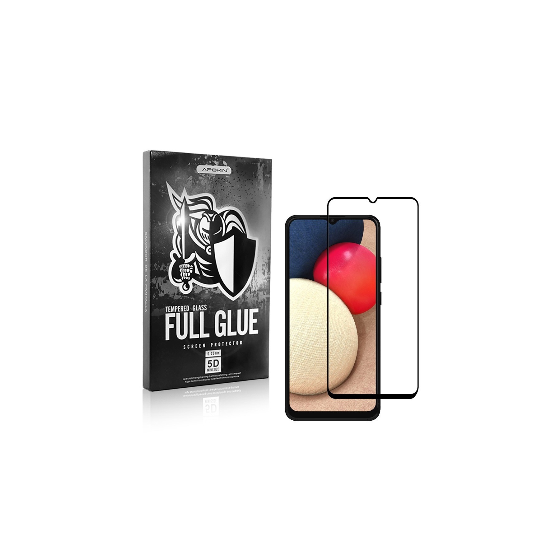 Cristal Templado Full Glue 5D para Samsung Galaxy A13 Protector Pantalla Curvo